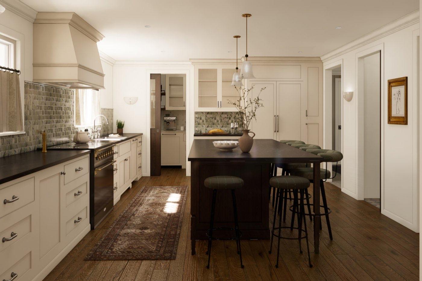 Residential interior designed by Hackett House Studio